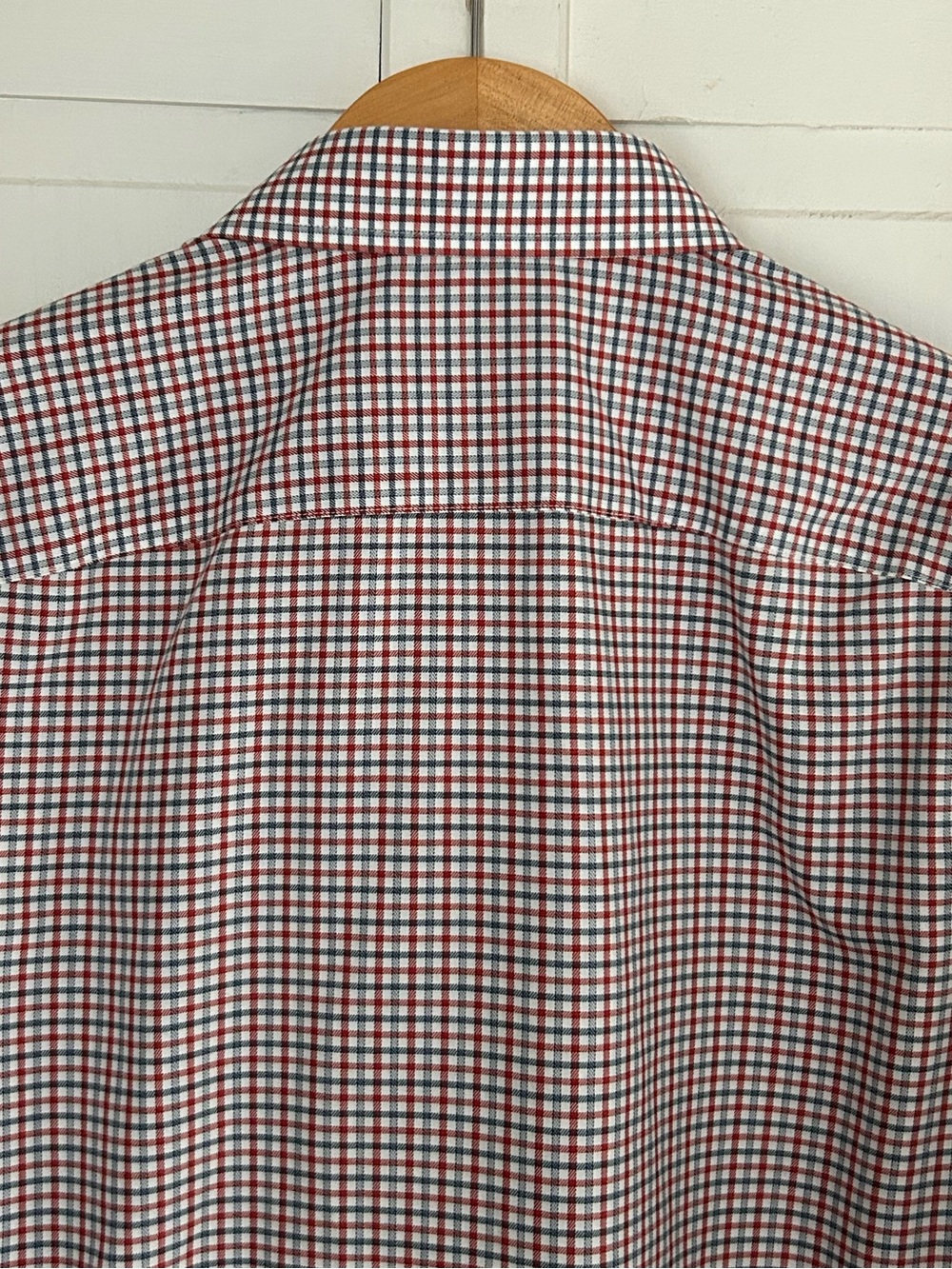 UNTUCKit Men’s Size L Tall Slim Fit Long Sleeve Button Down Check Shirt - Picture 12 of 12